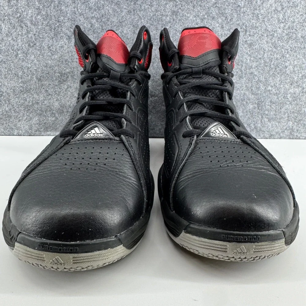 Adidas Adizero Rose 1.5 Restomod Men Size 13 Black Red Basketball Shoes GY6488